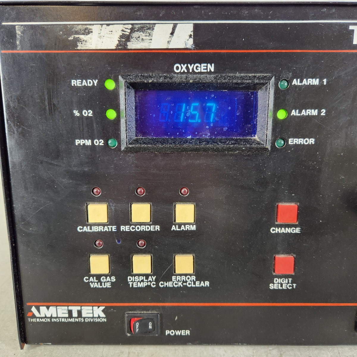TESTED AMETEK Thermox TM-1B Oxygen Analyzer O2 Process Gas Monitor