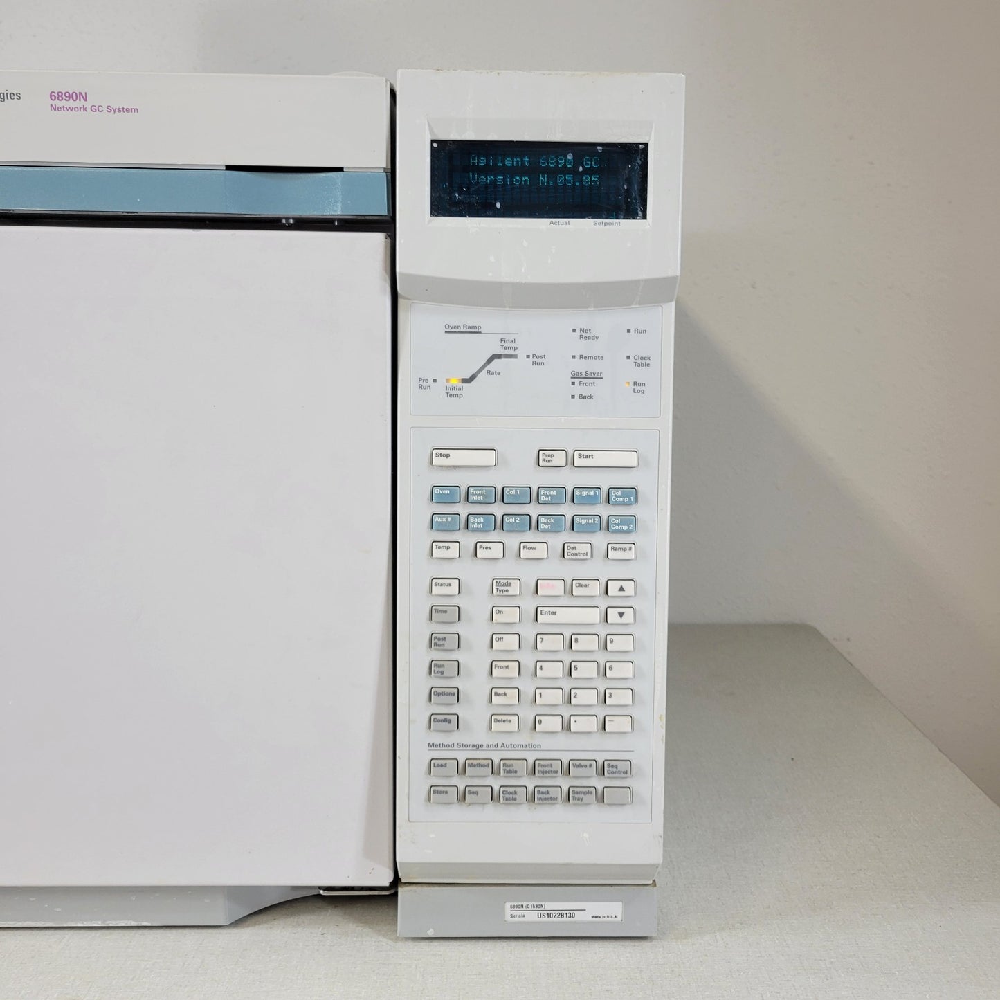 TESTED Agilent 6890N GC FID 7683 Autosampler ChemStation PC Rtx-624 Gas Chromato