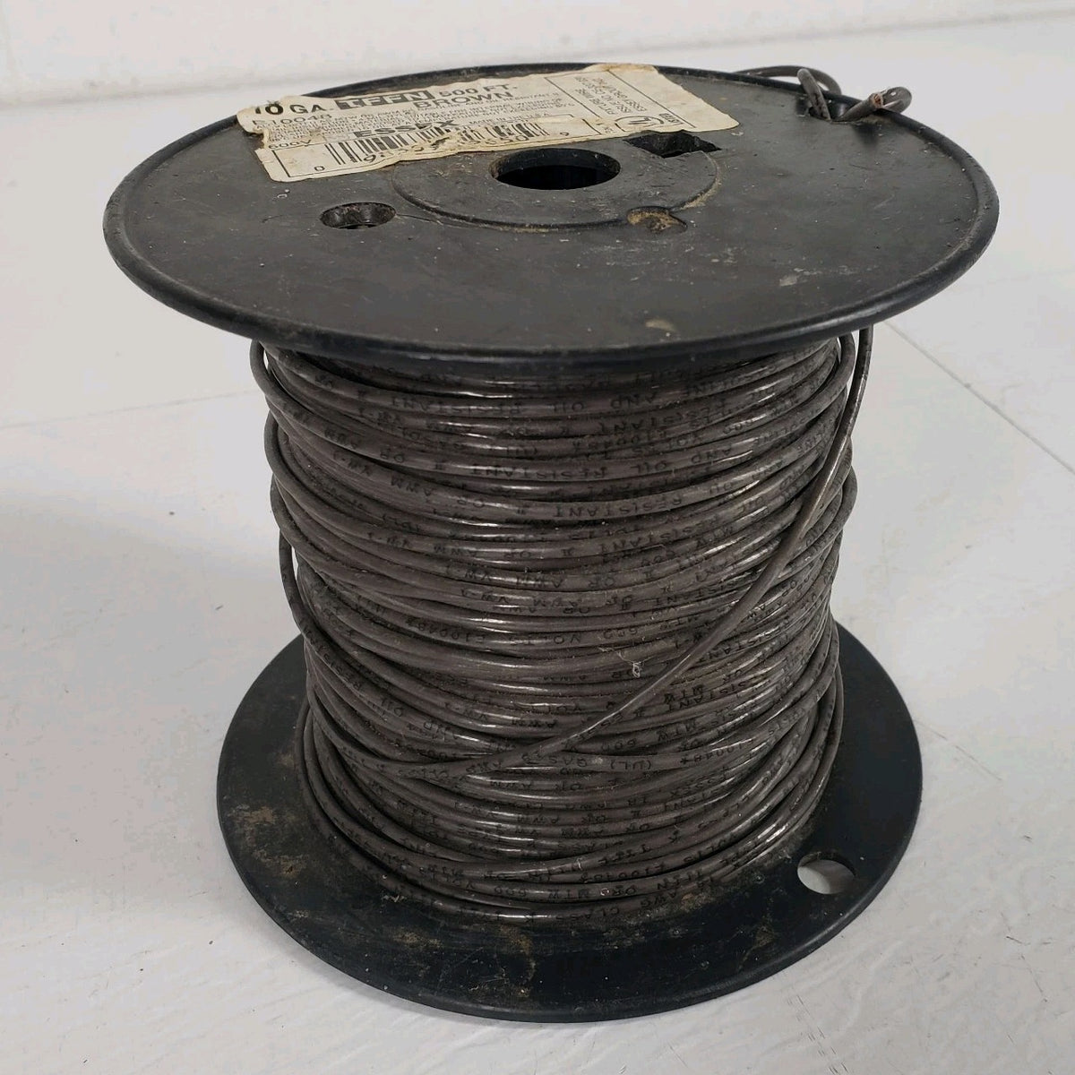 Essex 16 AWG TFFN Brown Stranded Copper Wire 600V Approx 175 FT Partial Reel