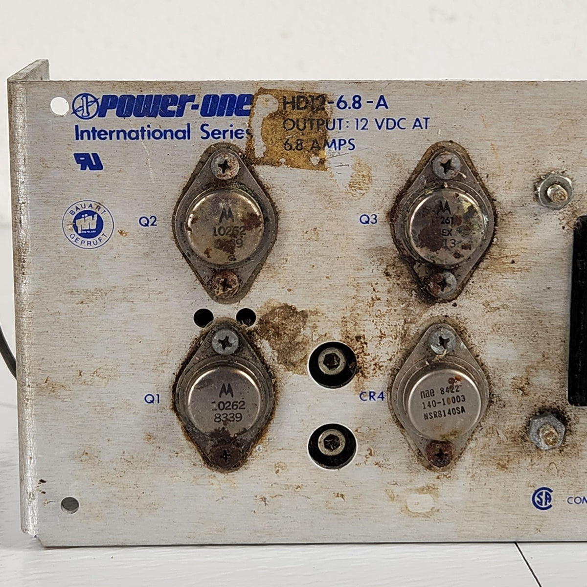 Power-One HD12-6.8-A 12V 6.8A Linear Regulated DC Power Supply 82W