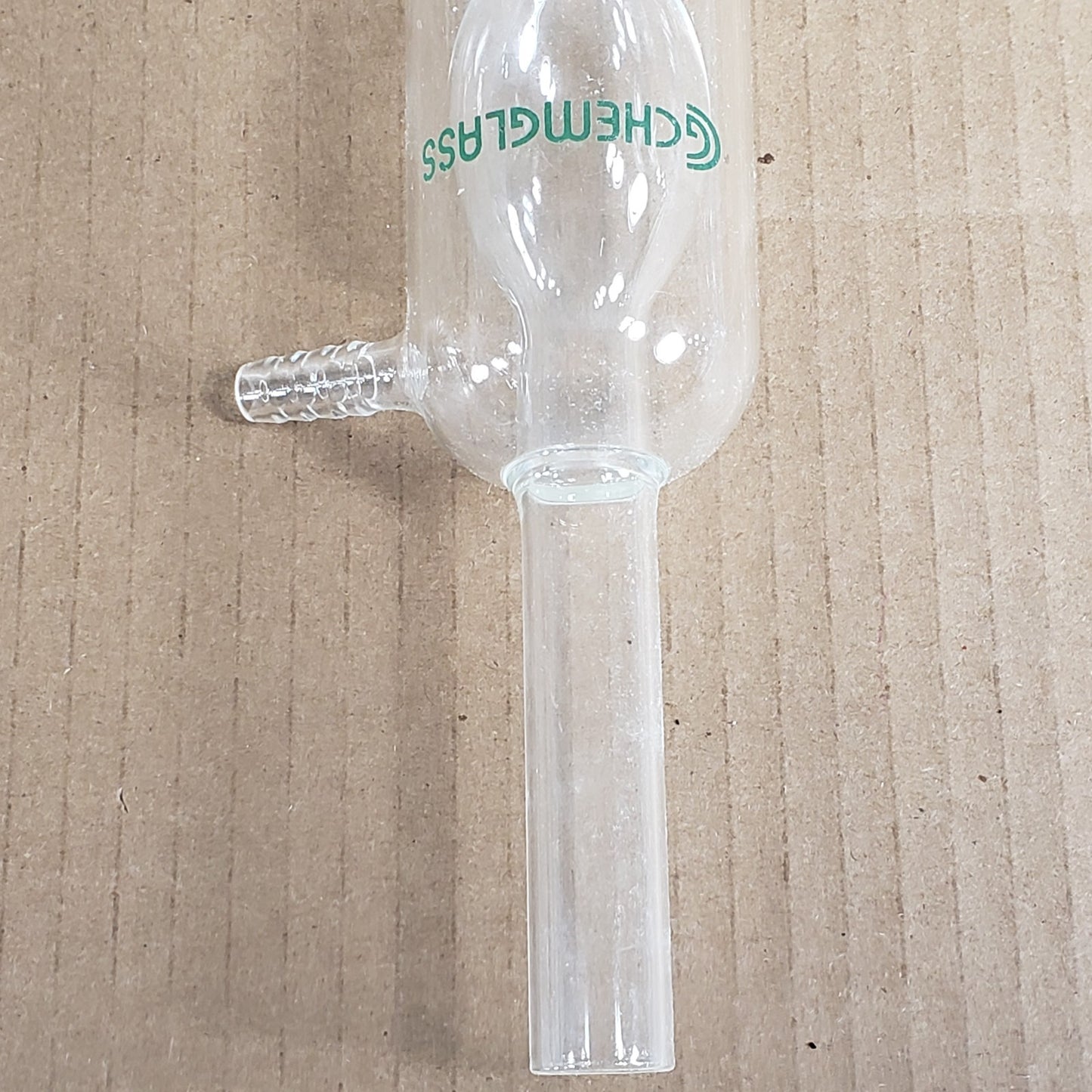 Chemglass CG-1207 Style Allihn Reflux Condenser 55/50 Bottom Stright Tube Top