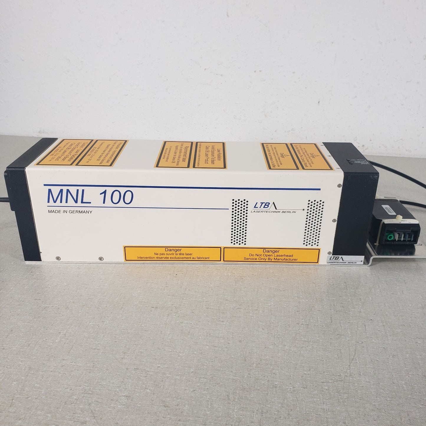 LTB Lasertechnik Berlin MNL-100 UV Nitrogen Laser 337.1nm MALDI LIF