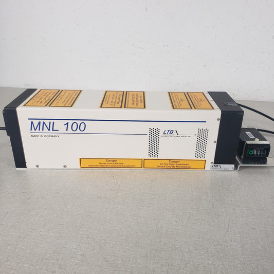 LTB Lasertechnik Berlin MNL-100 UV Nitrogen Laser 337.1nm MALDI LIF