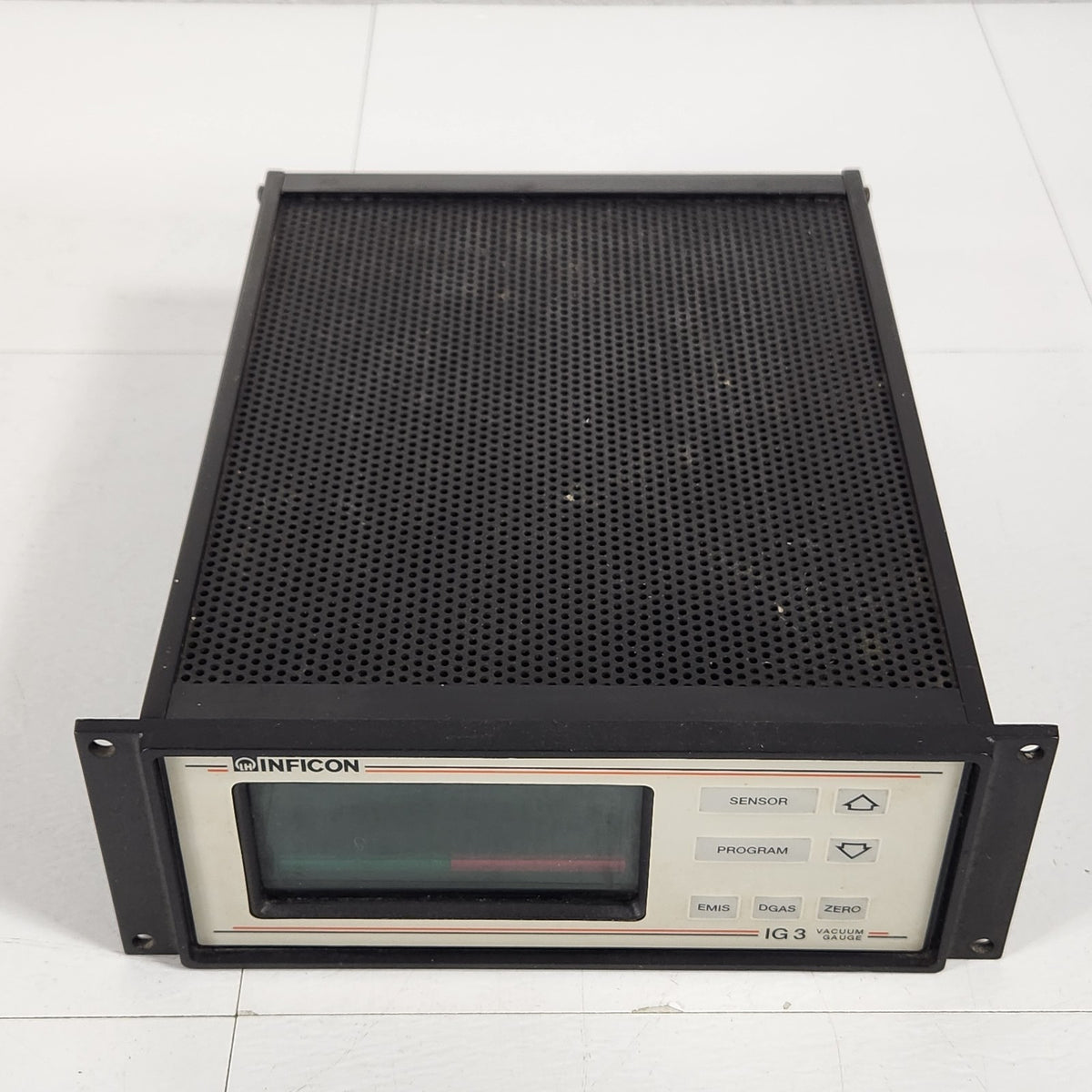 TESTED Leybold INFICON IG3 850-200-G1 Ion/Pirani Vacuum Gauge Controller RS232