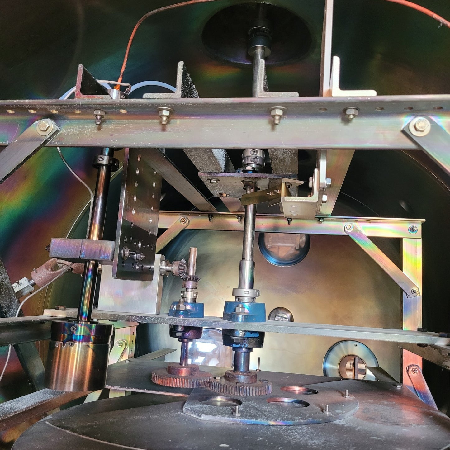 40" 1000L High Vacuum PVD Sputter Chamber Rotating Substrate Stages Thin Film