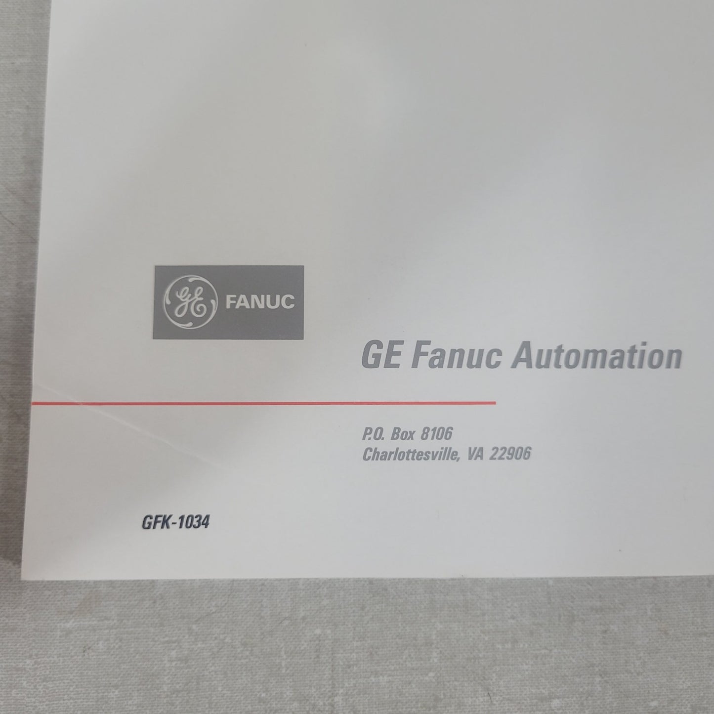 GE Fanuc GFK-1034 Series 90-30 Genius Bus Controller PLC User's Manual