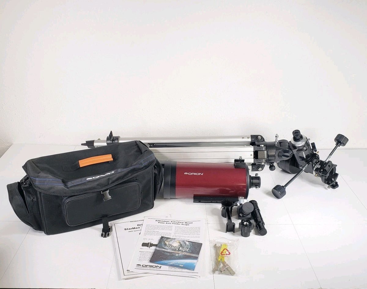 TESTED Orion StarMax 127mm EQ Maksutov-Cassegrain Telescope & Mount 9826