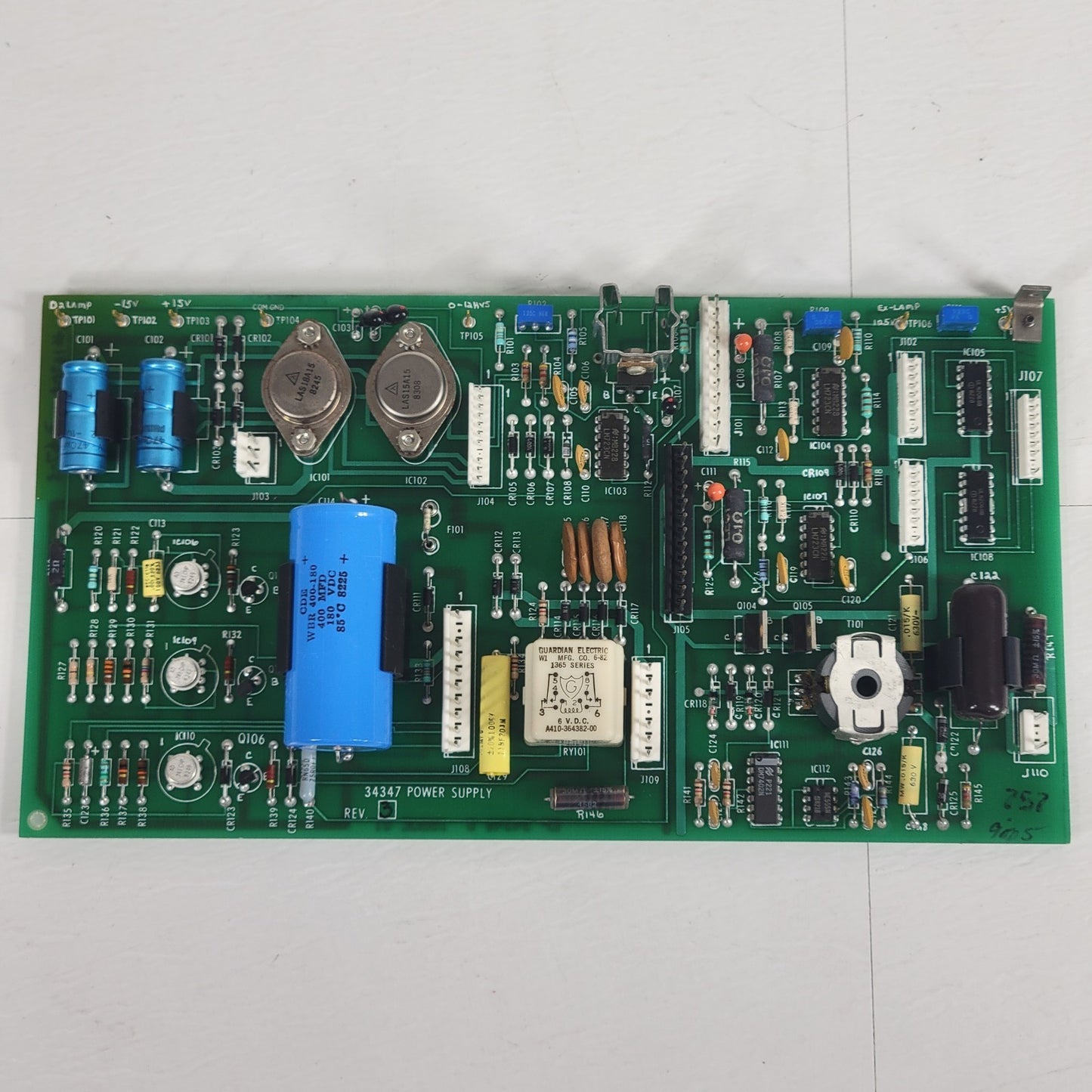 Perkin Elmer CP343470 Power Supply Board for Lambda 3B UV-Vis Spectrophotometer
