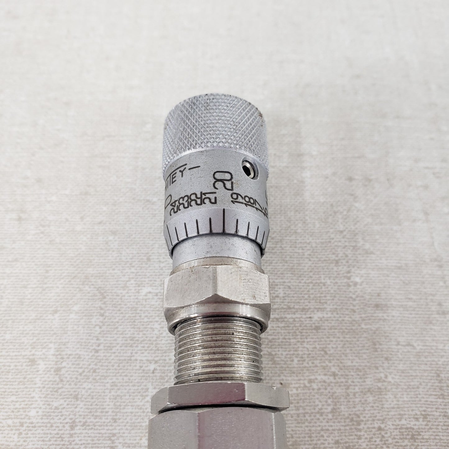 WHITEY SS-22RS4 1/4in High Precision Micro Metering Valve 3000 PSI Swagelok