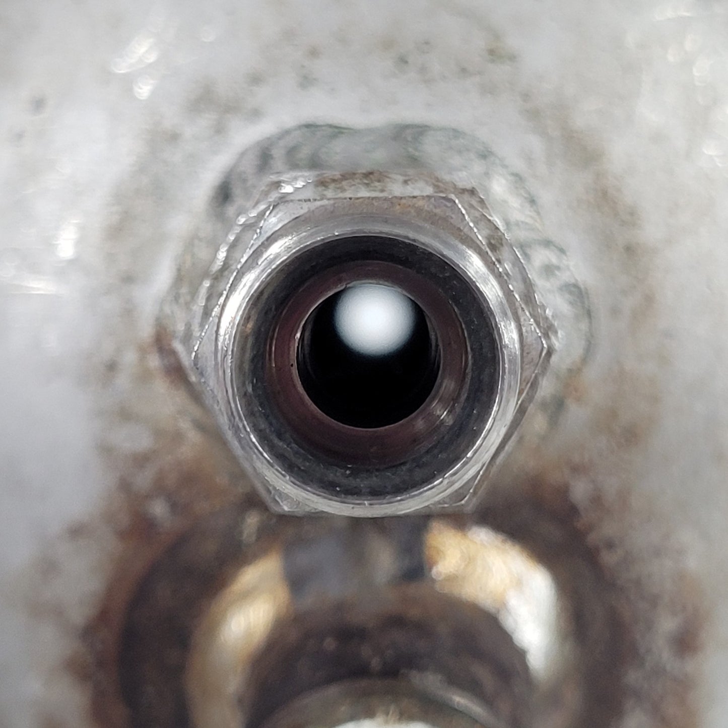 316 Stainless Steel Spherical Pressure Vessel 3-Port w/ Swagelok Fittings