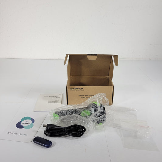 NADAMOO BUR3071 2D Wireless Wired Barcode Scanner QR Code Reader Tested