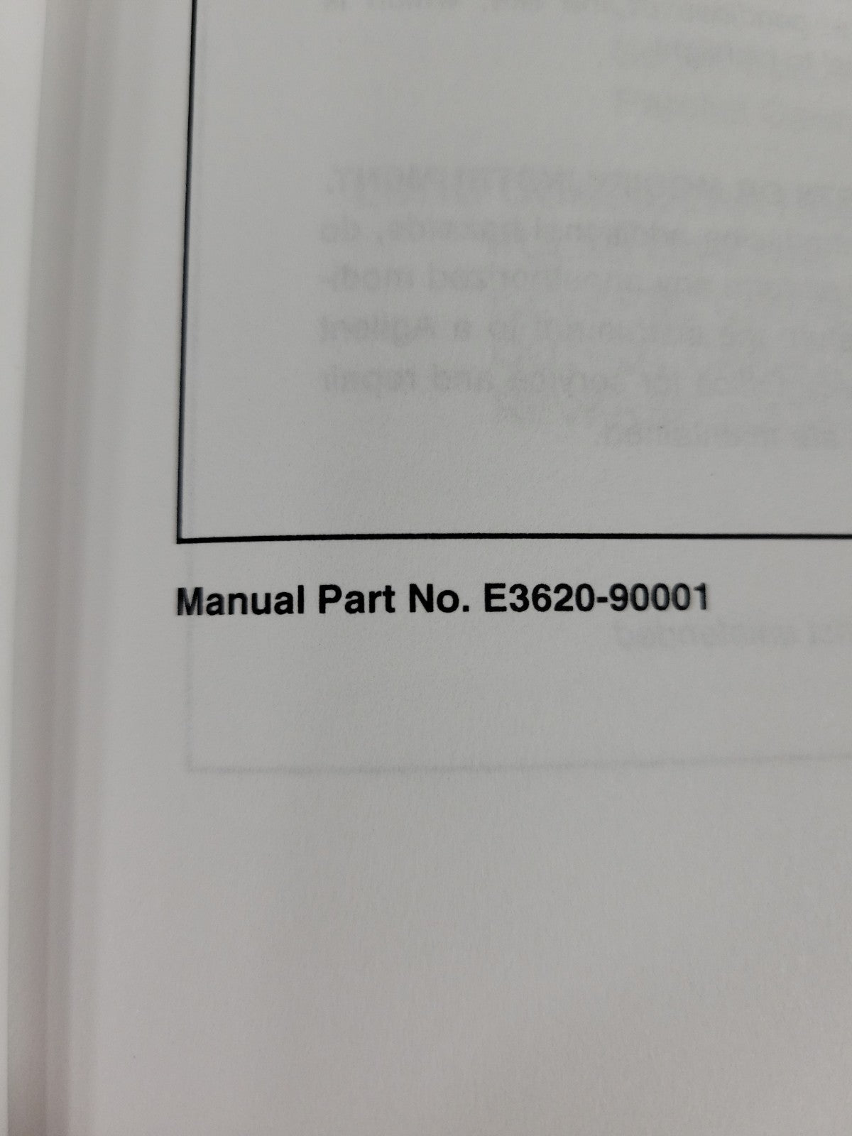Agilent E3620-90001 E3620A DC Power Supply Operating Service Manual Edition 6