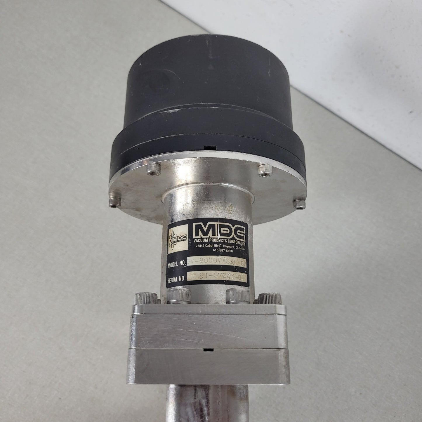 TESTED MDC GV-8000V-ASA-P 8in Bore Pneumatic Vacuum Gate Valve 16in, 11in OD ASA