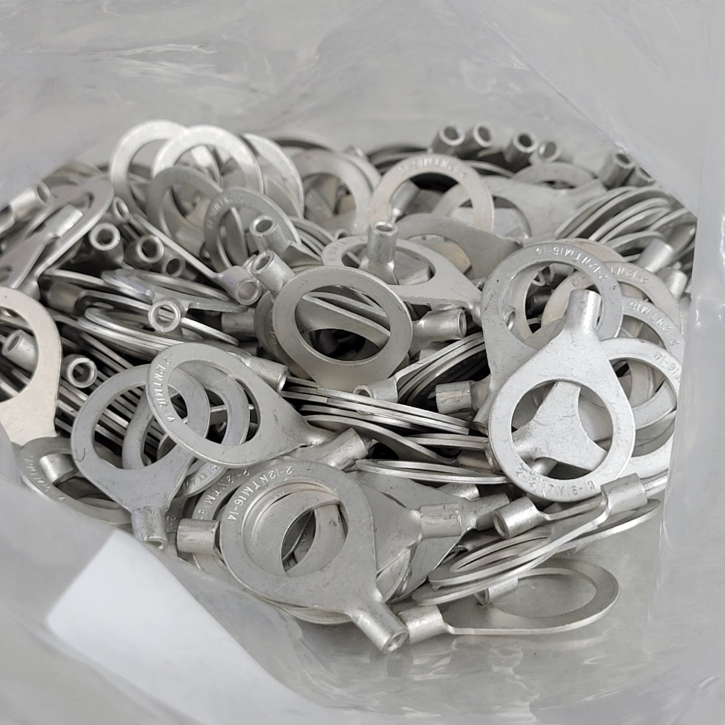 150x 31207 Non-Insulated Brazed Seam Ring Terminal 16-14 AWG 1/2 Stud Connector