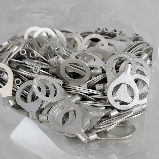 150x 31207 Non-Insulated Brazed Seam Ring Terminal 16-14 AWG 1/2 Stud Connector