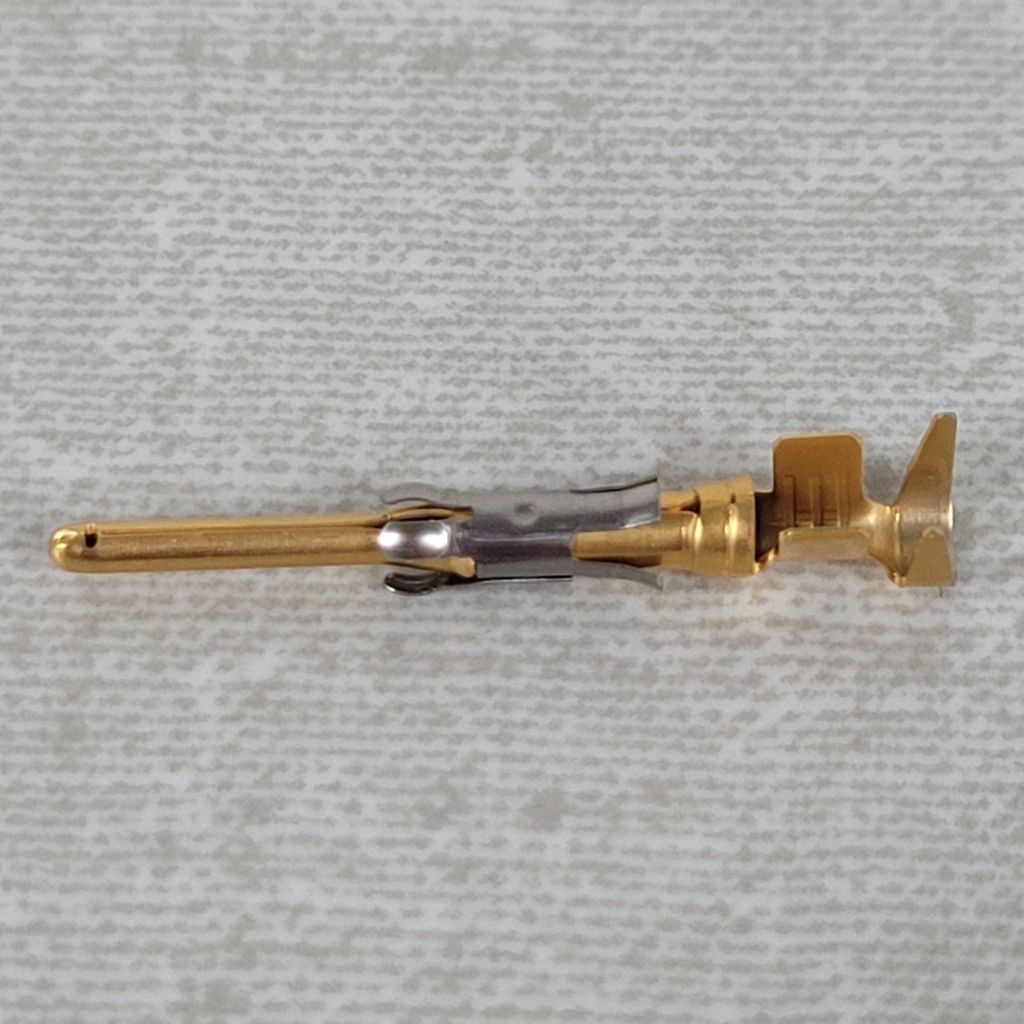 Qty 25 TE Connectivity AMP 66602-2 Multimate III+ Pin Contacts 14-18AWG Gold
