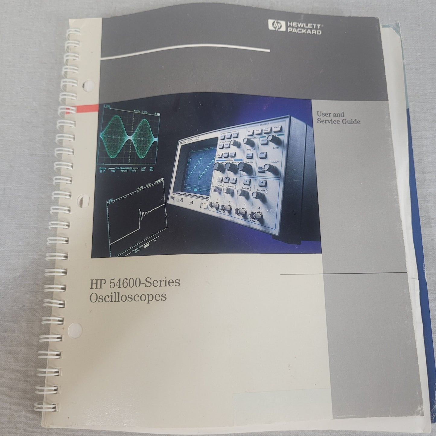Hewlett Packard HP 54600-Series Oscilloscopes User Service Guide 54600-90915