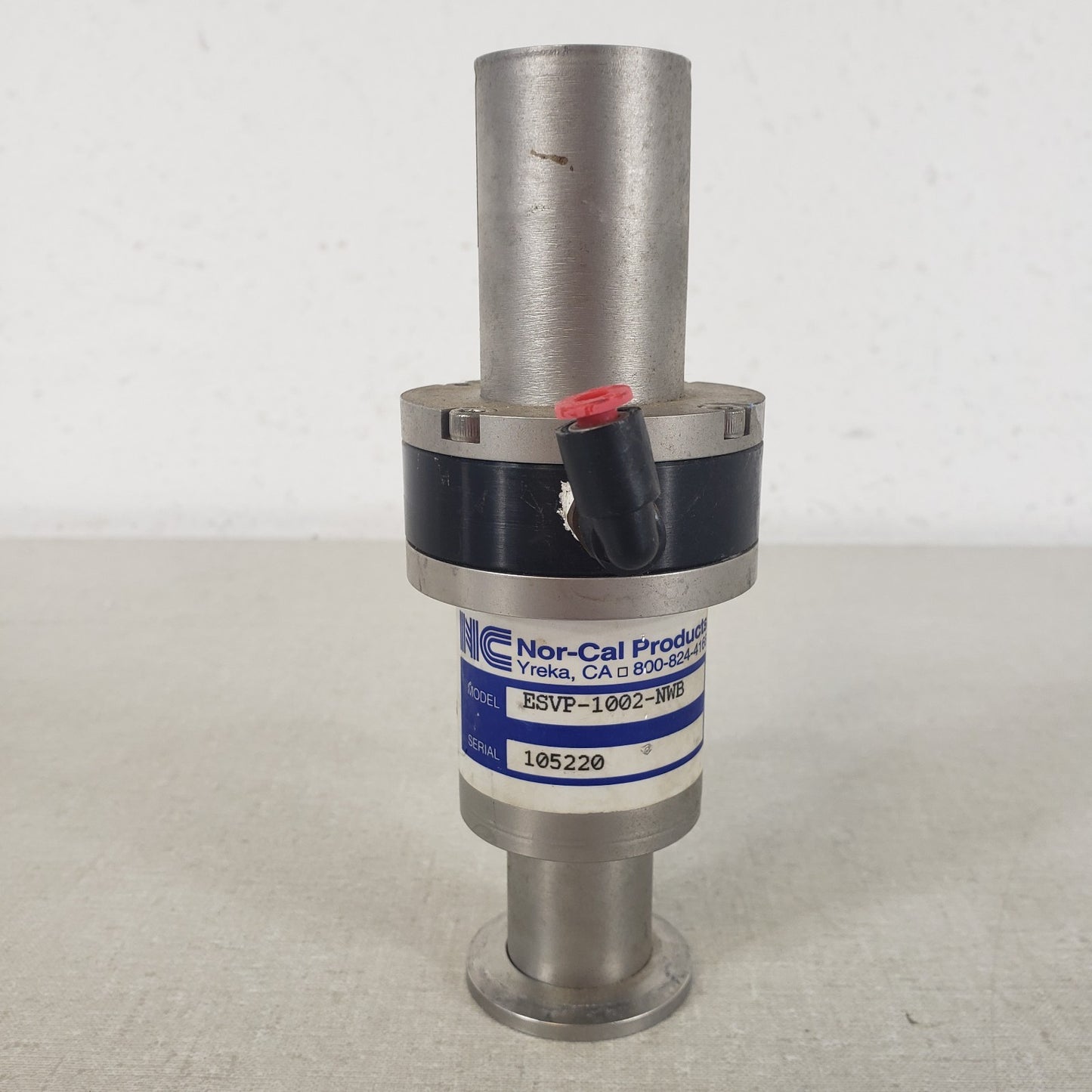 Nor-Cal ESVP-1002-NWB KF25 NW25 Pneumatic Right Angle Vacuum Isolation Valve