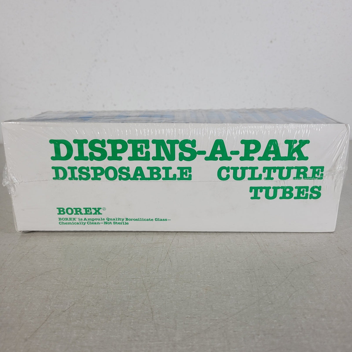 Borex 13x100mm Borosilicate Glass Culture Test Tubes Disposable 250 Pack