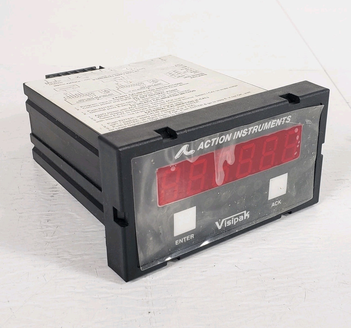 Action Instruments V438-1000-1 VisiPak DC Process Meter 120VAC Dual Relay