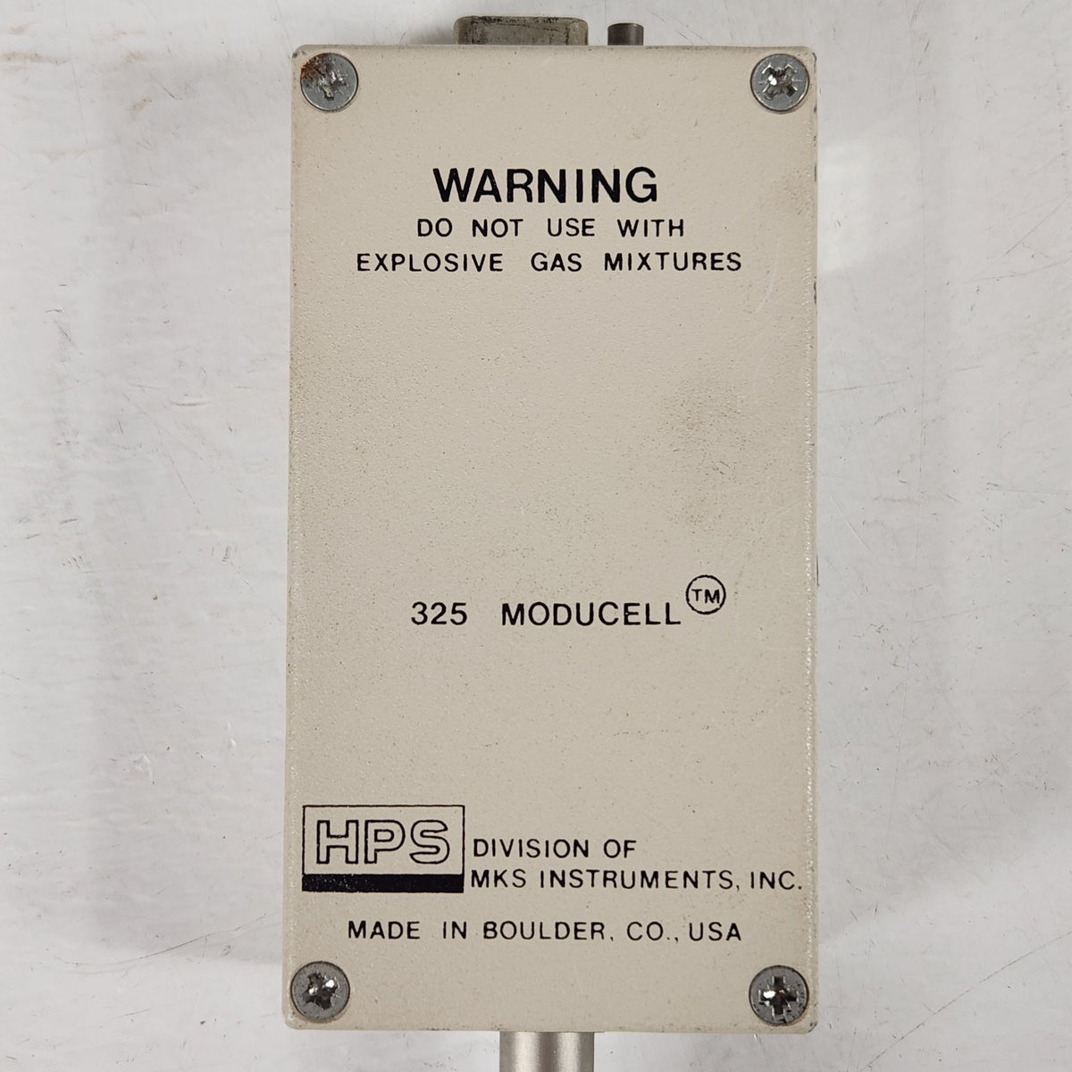 MKS 325 Moducell Pirani Vacuum Pressure Transducer Gauge 0.001-100 Torr DB9