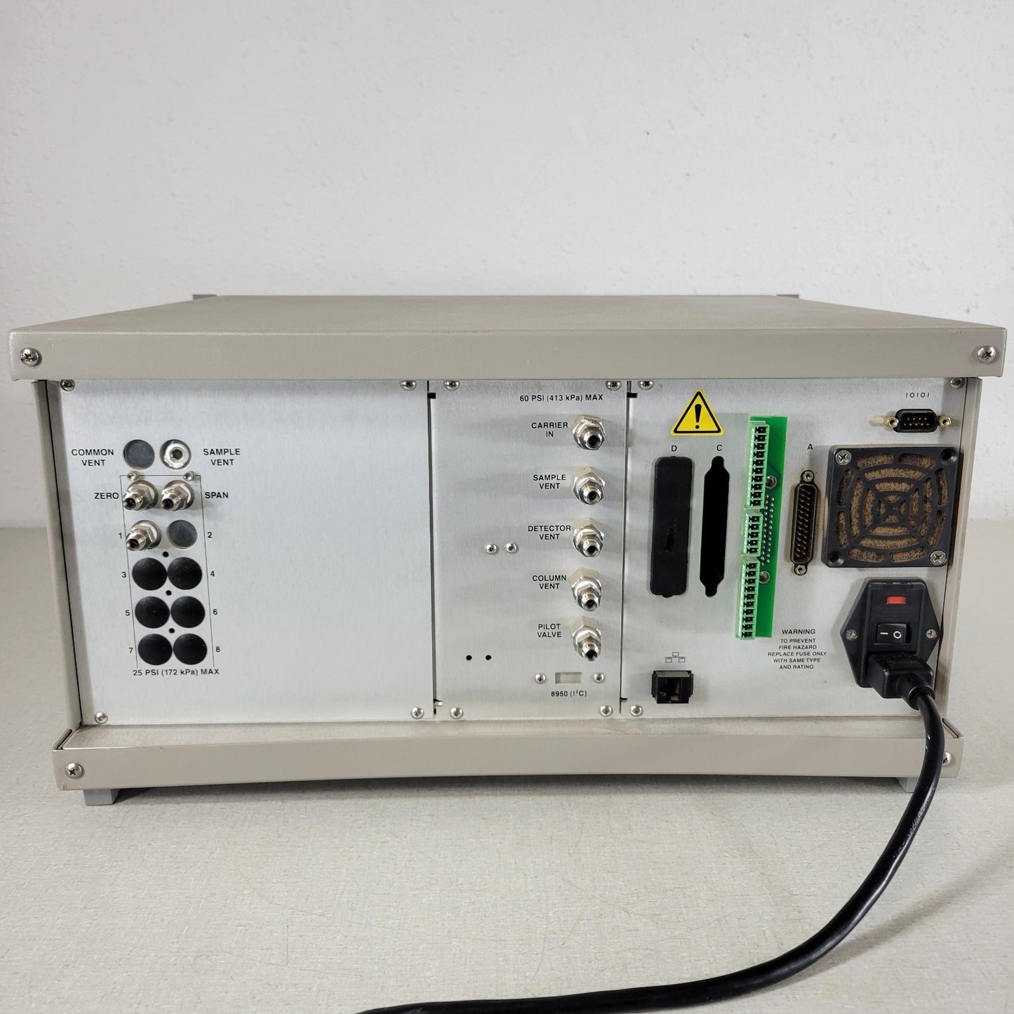 BASELINE MOCON 004773 8900 PID ABTEX General Purpose Gas Chromatograph Dual Gas