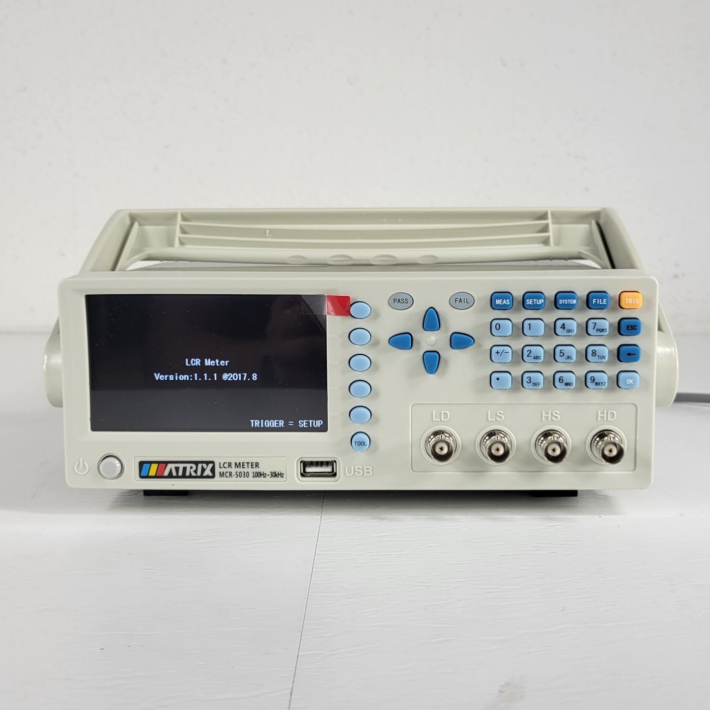TESTED Matrix MCR-5030 LCR Meter 100Hz-30kHz w/ Manual Test Report & Cables