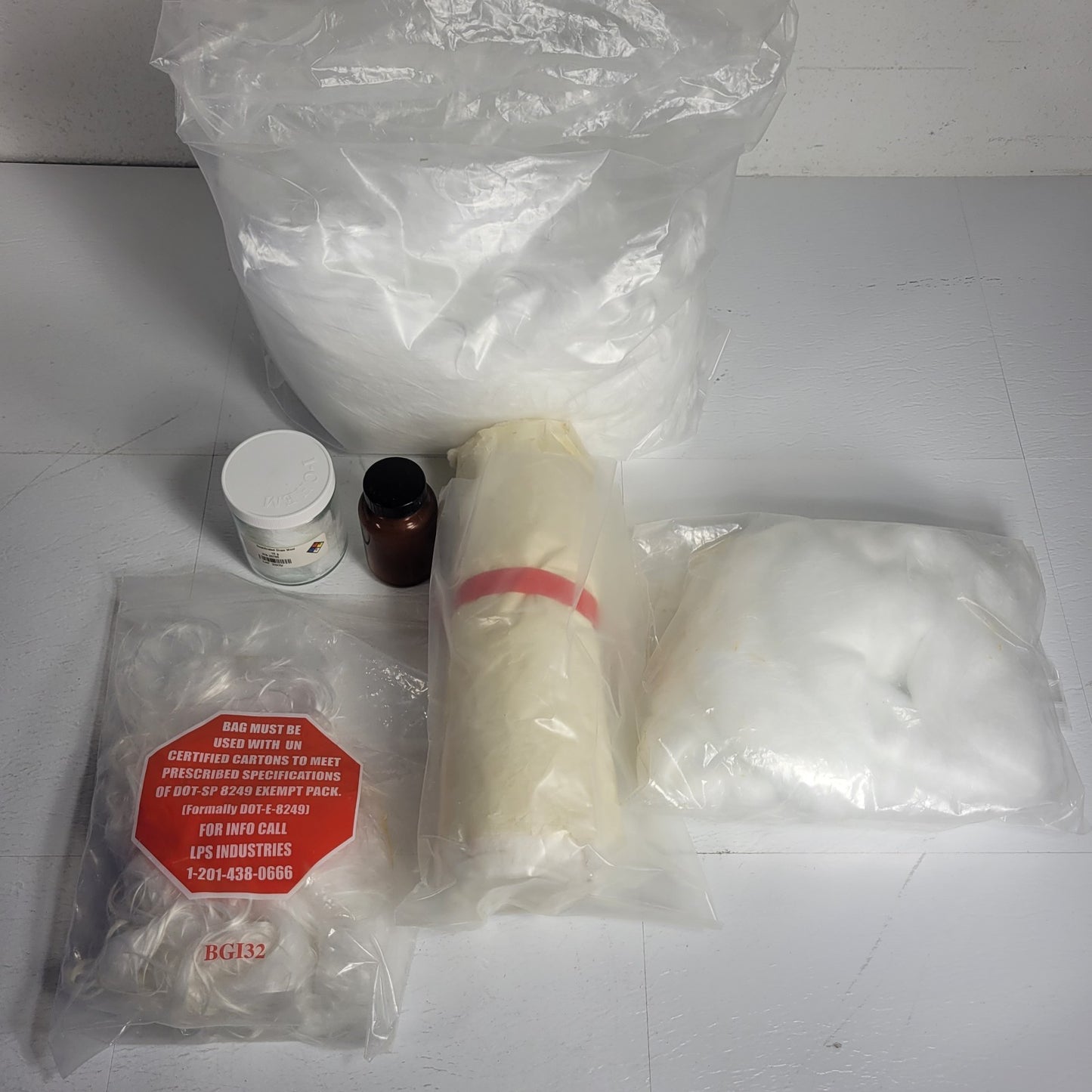 Lot of Laboratory Glass Wool for Chemistry Column Filtration Packing Material
