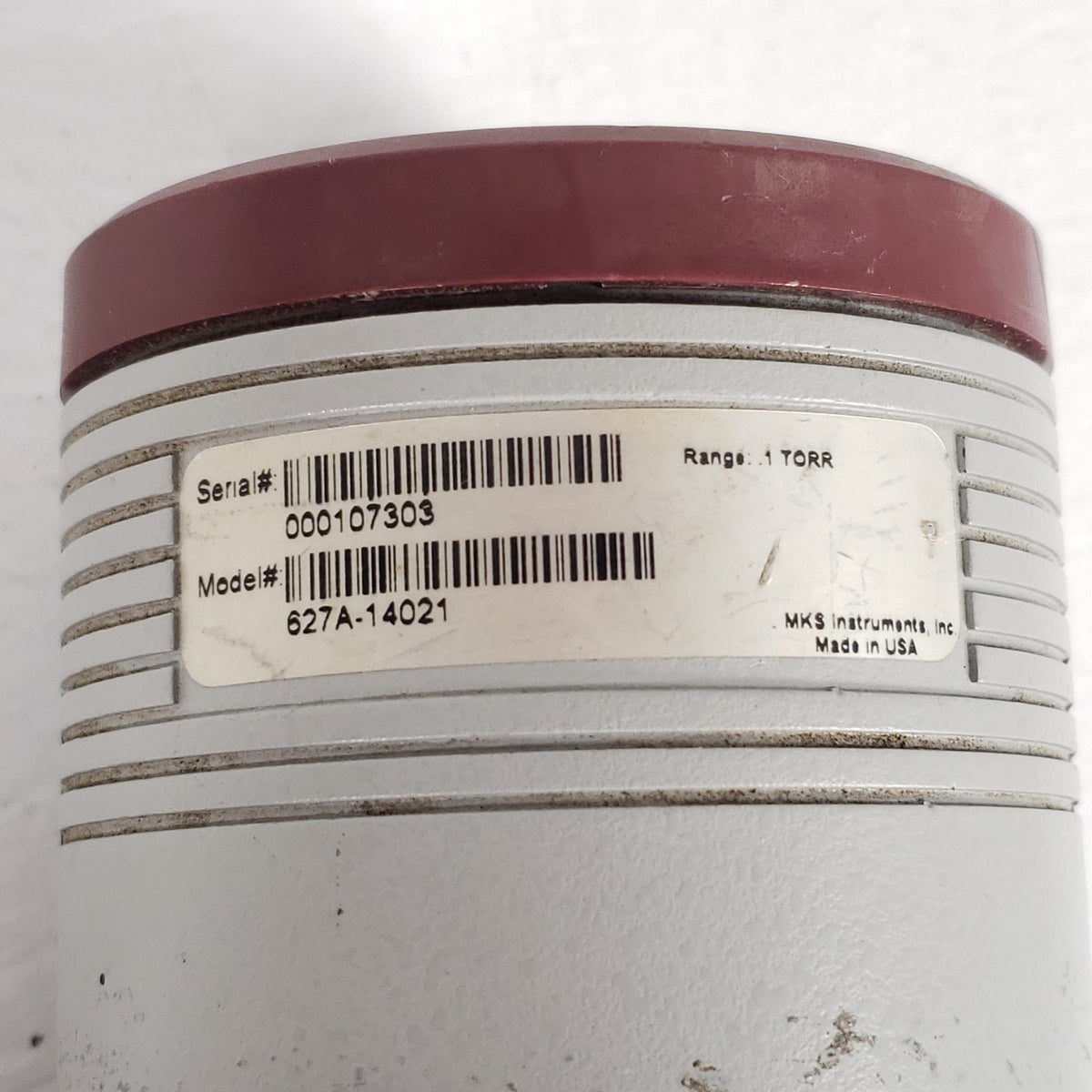 MKS 627A-14021 Baratron 0.1 Torr Capacitance Manometer 1/2" Female VCR