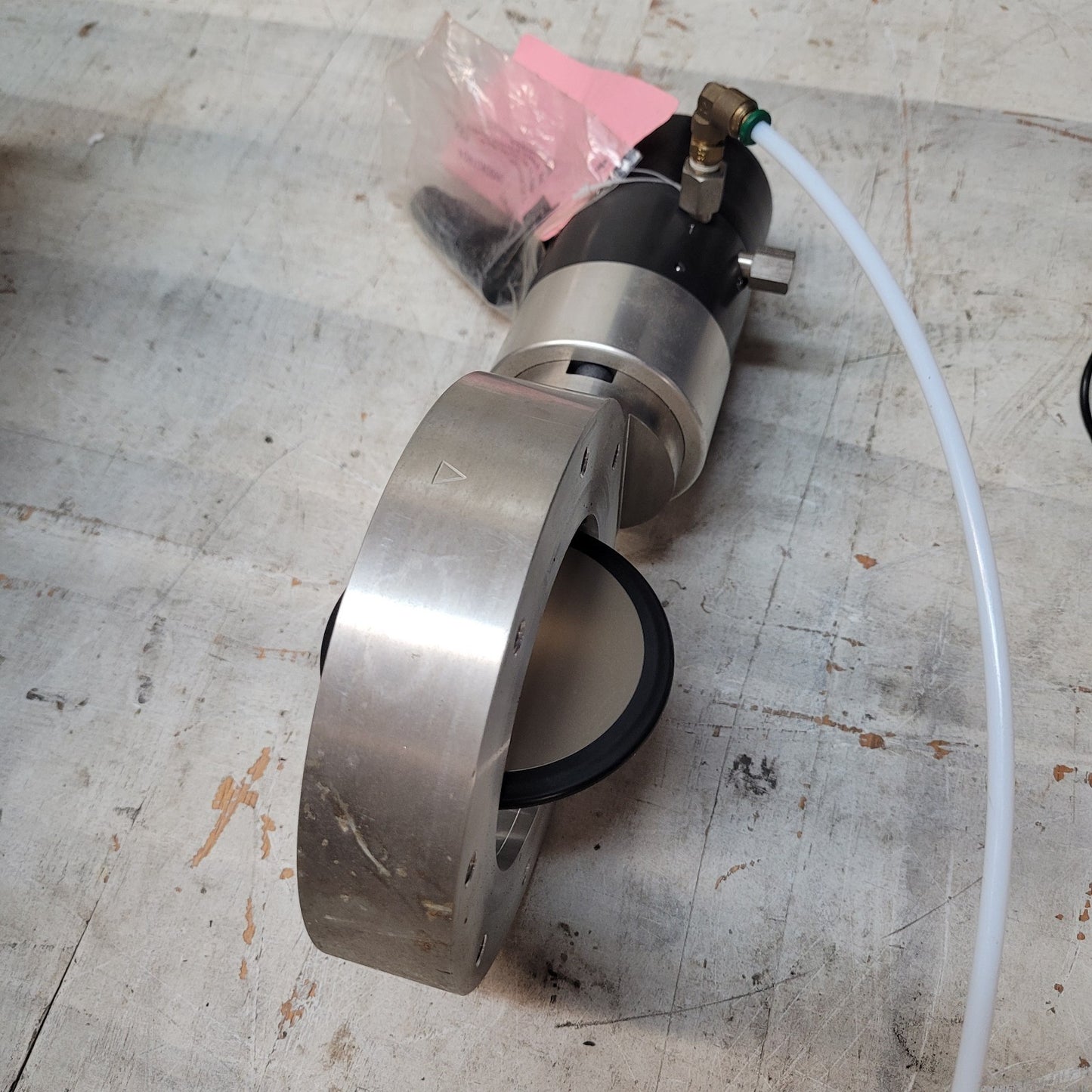 TESTED WORKS VAT N-6288-107 DN100 ISO-F Pneumatic Butterfly High Vacuum Valve