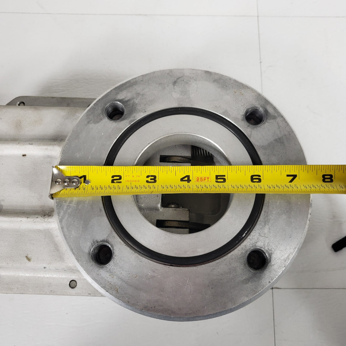 Airco Temescal 3" Manual High Vacuum Gate Valve ASA Flange Aluminum O-Ring