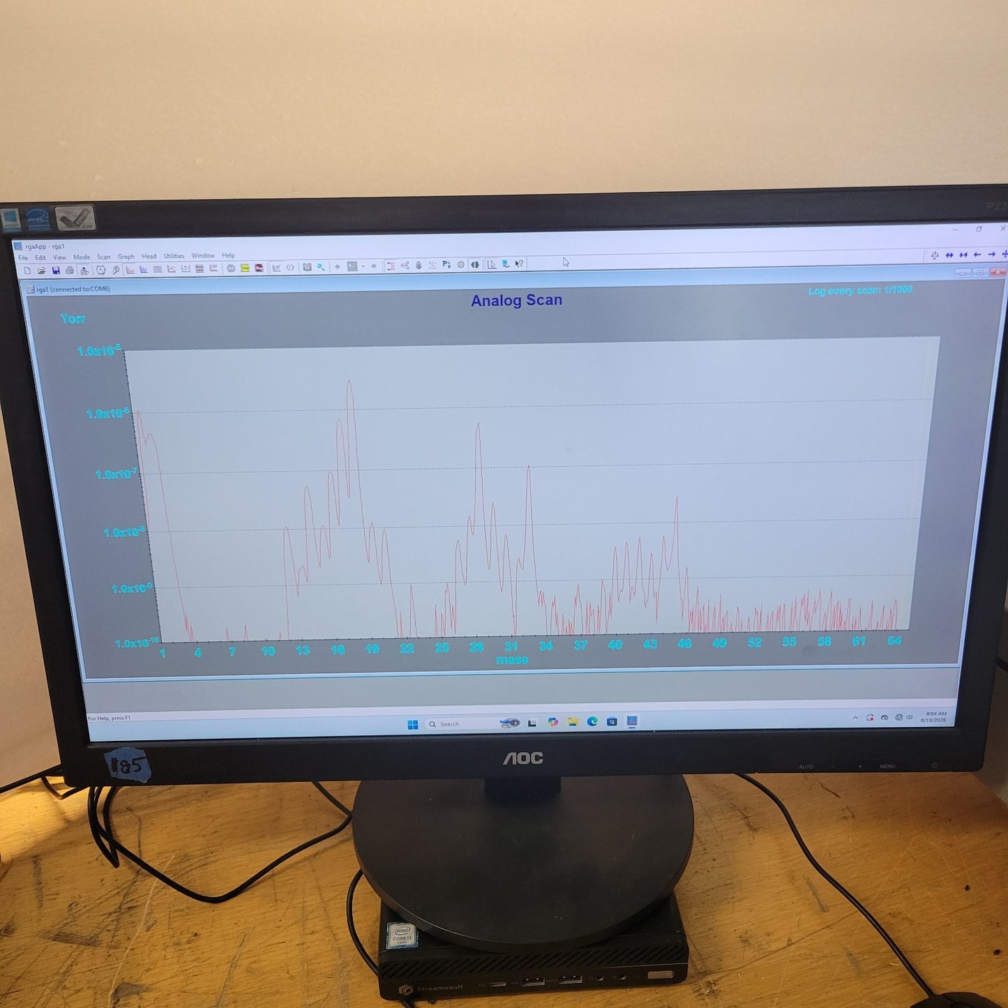 TESTED SRS RGA200 200AMU CEM Residual Gas Analyzer UHV Mass Spectrometer 2.75"CF