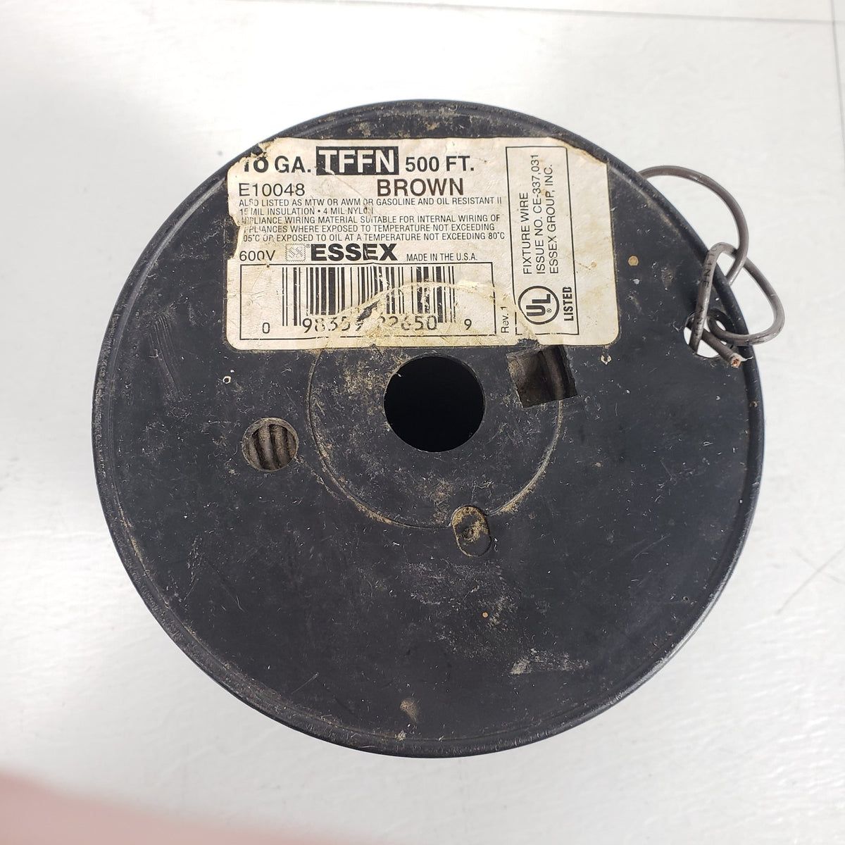 Essex 16 AWG TFFN Brown Stranded Copper Wire 600V Approx 175 FT Partial Reel