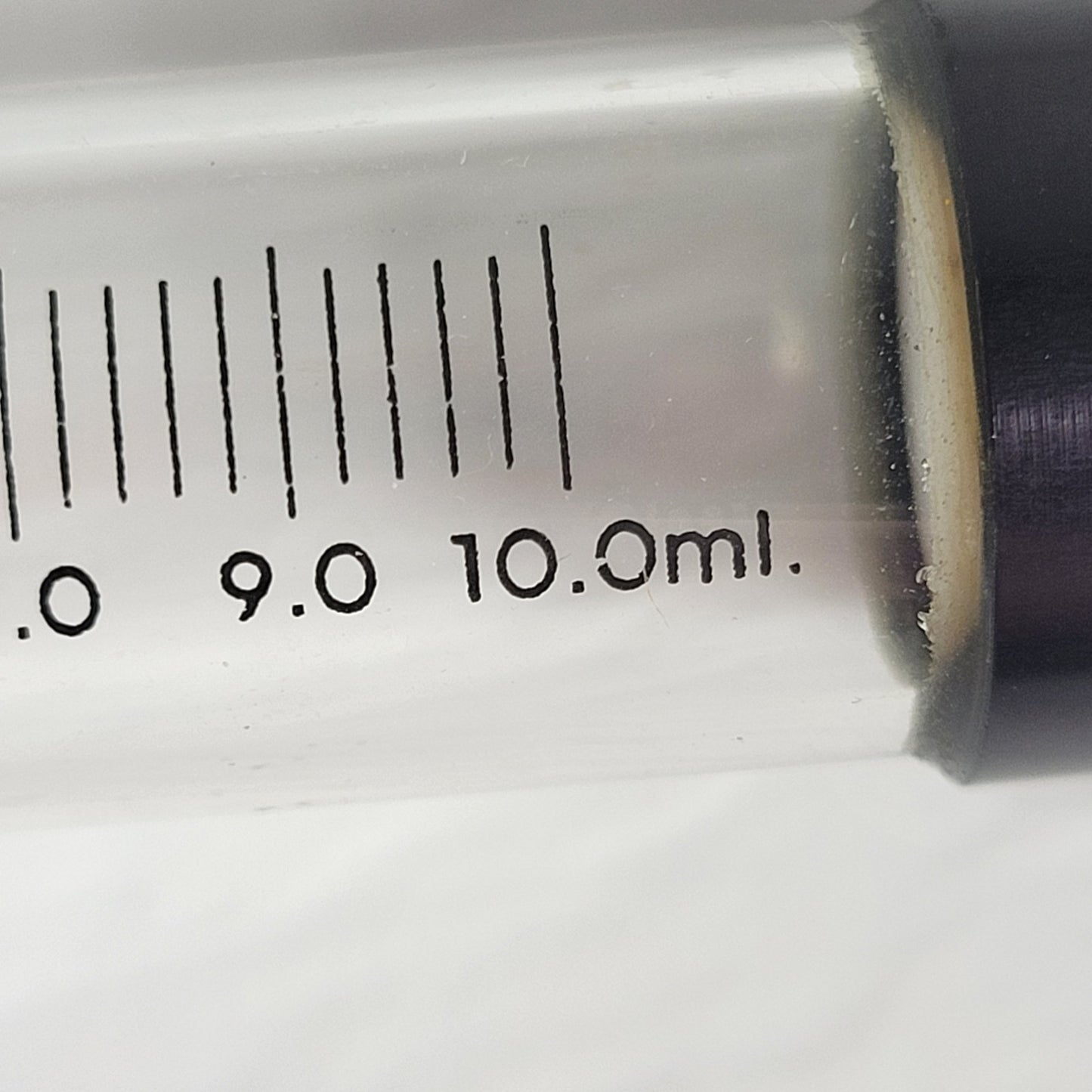 KLOEHN 10.0ml Glass Srng with Luer Lock Tip for Secure Connections