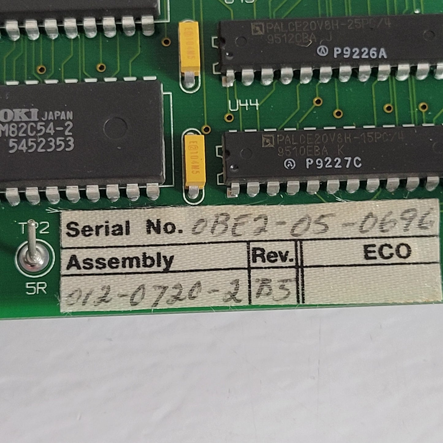 BIORAD 0120720 Rev. B1 From BioRad FTS-60A, OBE2 Digital Assembly Board