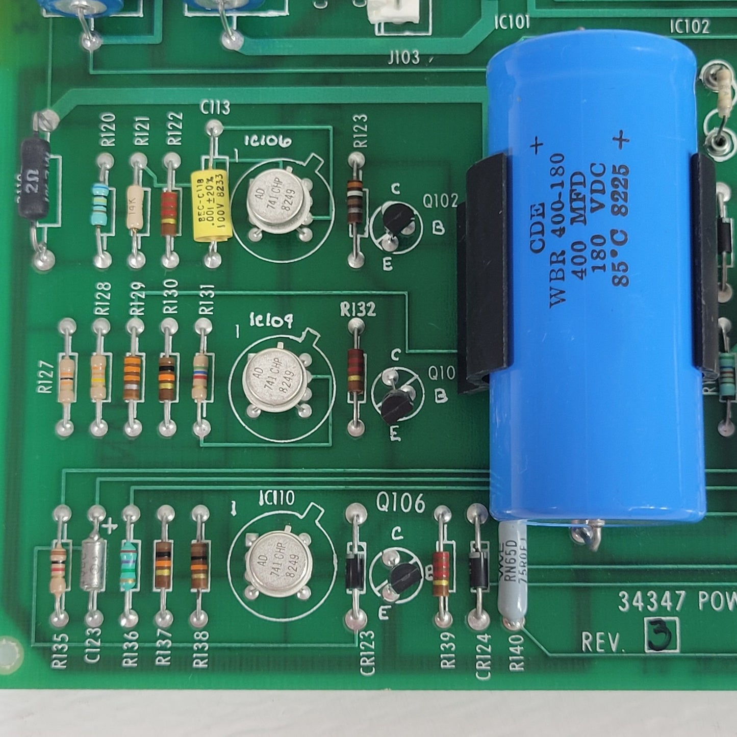 Perkin Elmer CP343470 Power Supply Board for Lambda 3B UV-Vis Spectrophotometer