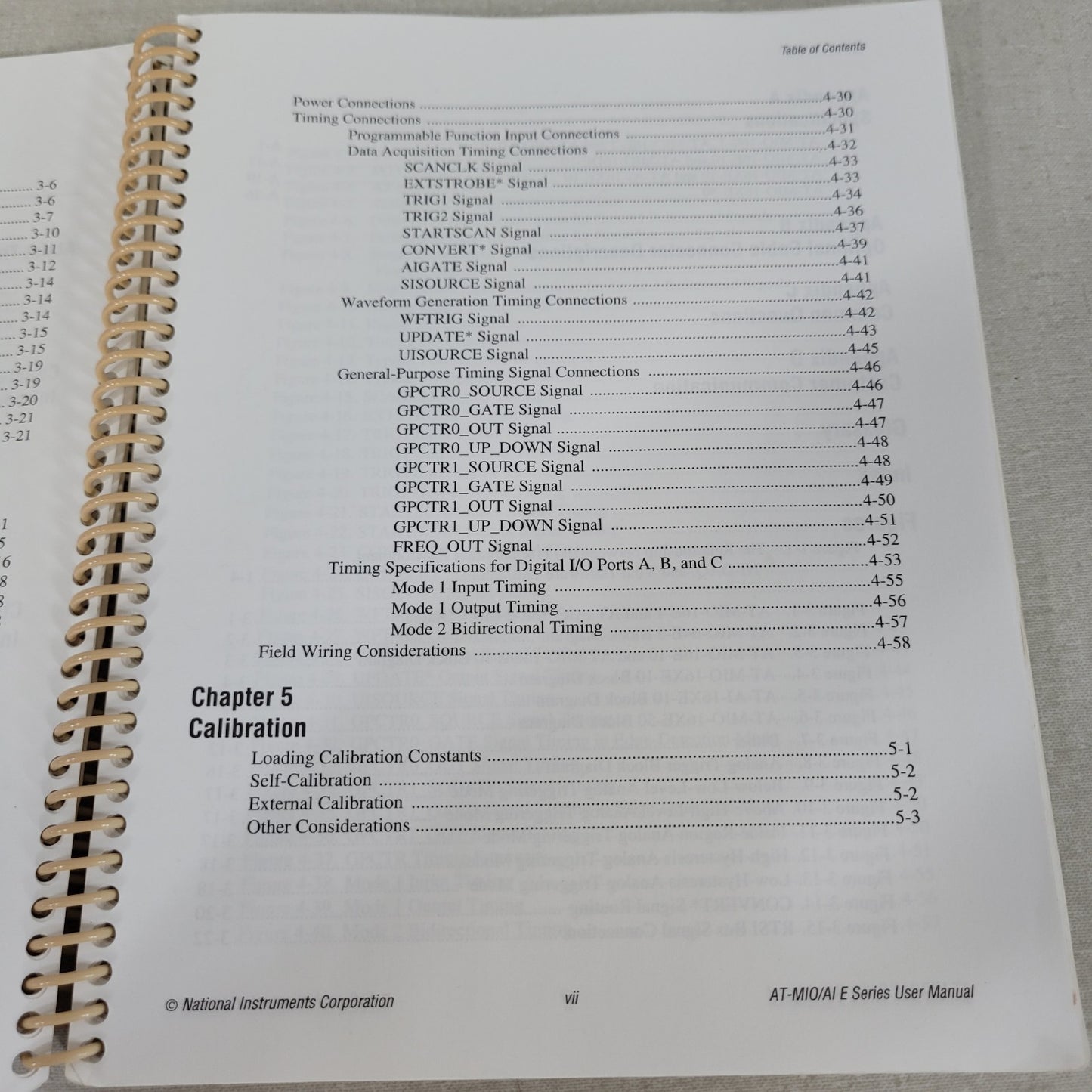 National Instruments 320517E-01 AT-MIO/AI E Series DAQ User Manual May 1996 OEM