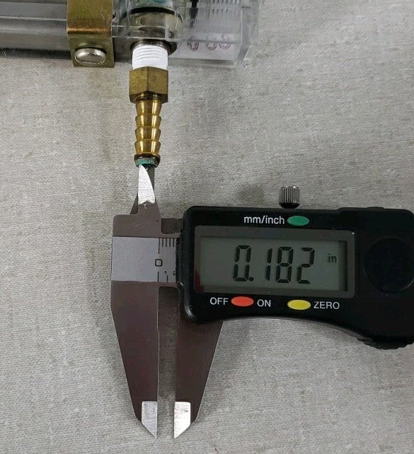 Dwyer RMA-11 Rate-Master 0-250cc/min Flowmeter w/ Bracket & 3/16" ID Barb Inlet