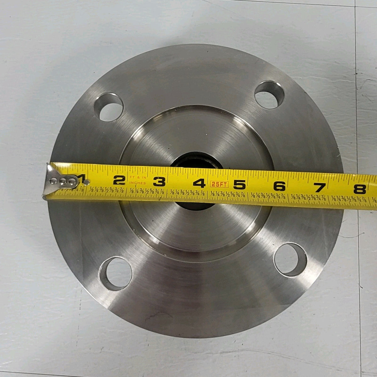 ANSI 3 ASA 7.5" Flat Face to KF40 NW40 Stainless High Vacuum Flange Adapter