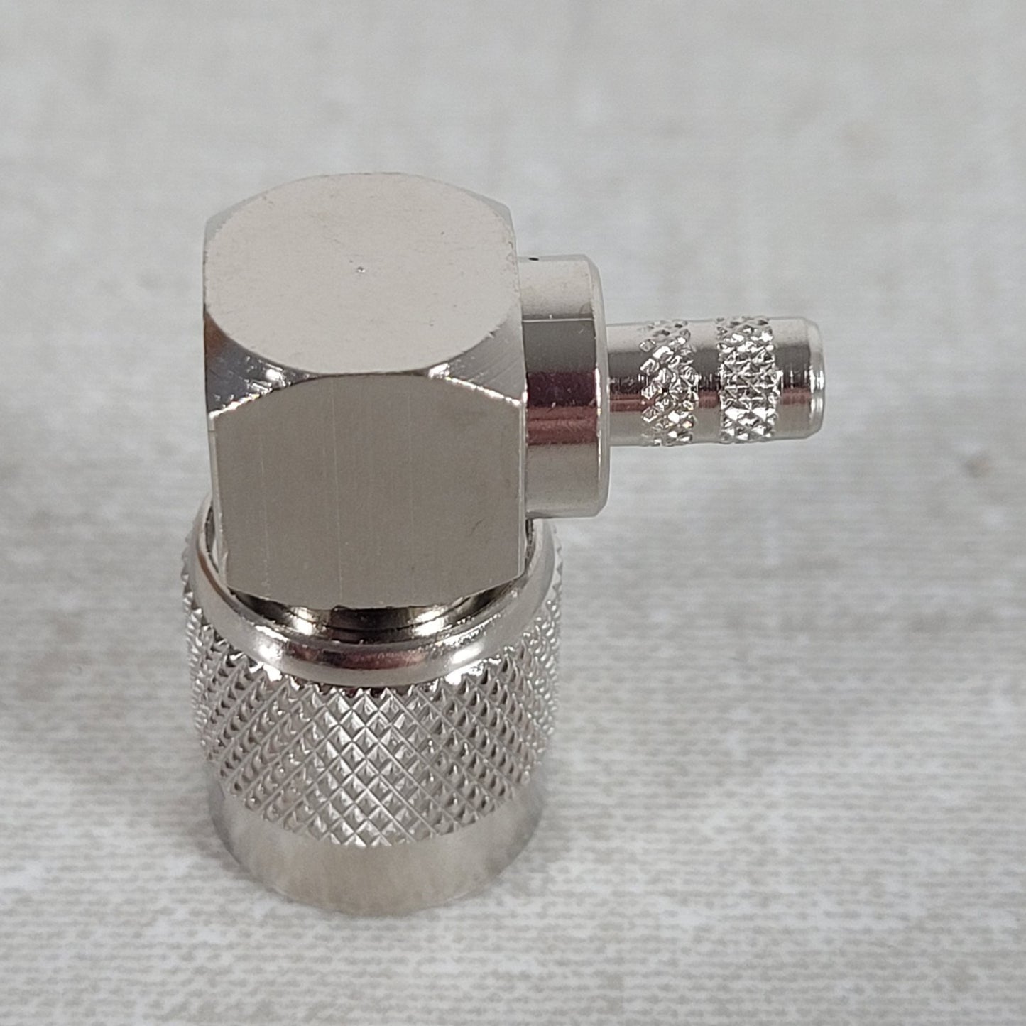 10 Unit Connex RF 122140RP RP-TNC Right Angle Plug 50 Ohm Solder Crimp Connector