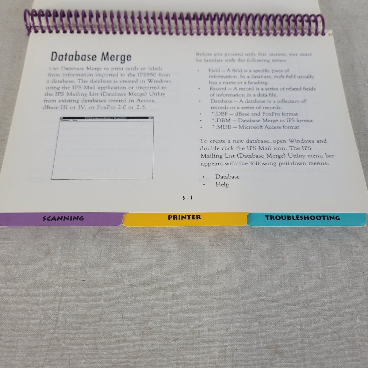 IPS 950 The Instant Publisher Reference Manual Installation Menus Guide 1995