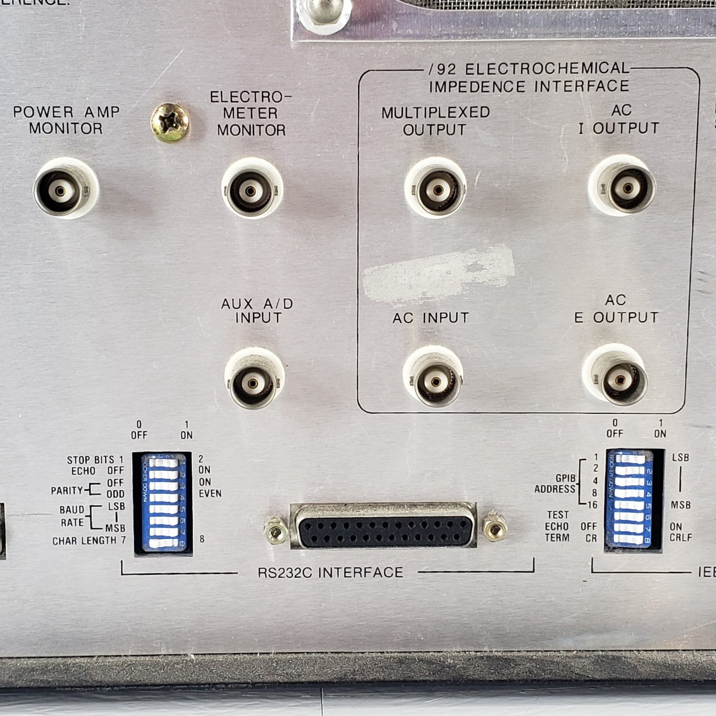 EG&G PAR Princeton Applied 273A Potentiostat Galvanostat BNC GPIB Cables