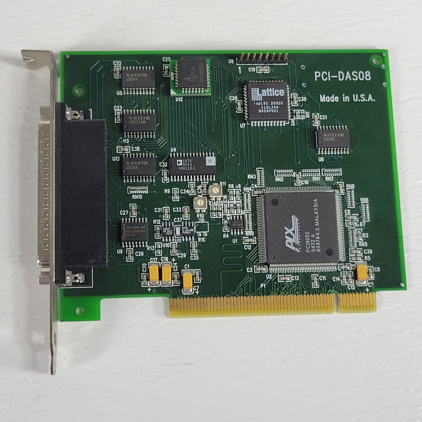 PCI-DAS08 PCI Data Acquisition Card, 37-Pin Connect DB-37 DC-37 PLX PCI9052