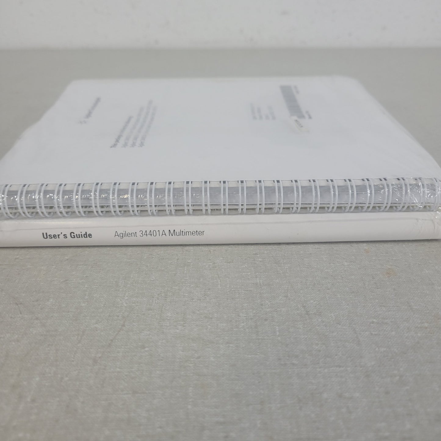 HP Agilent 34401-90100 34401A Multimeter User Service Guide Manual Set Edition 5