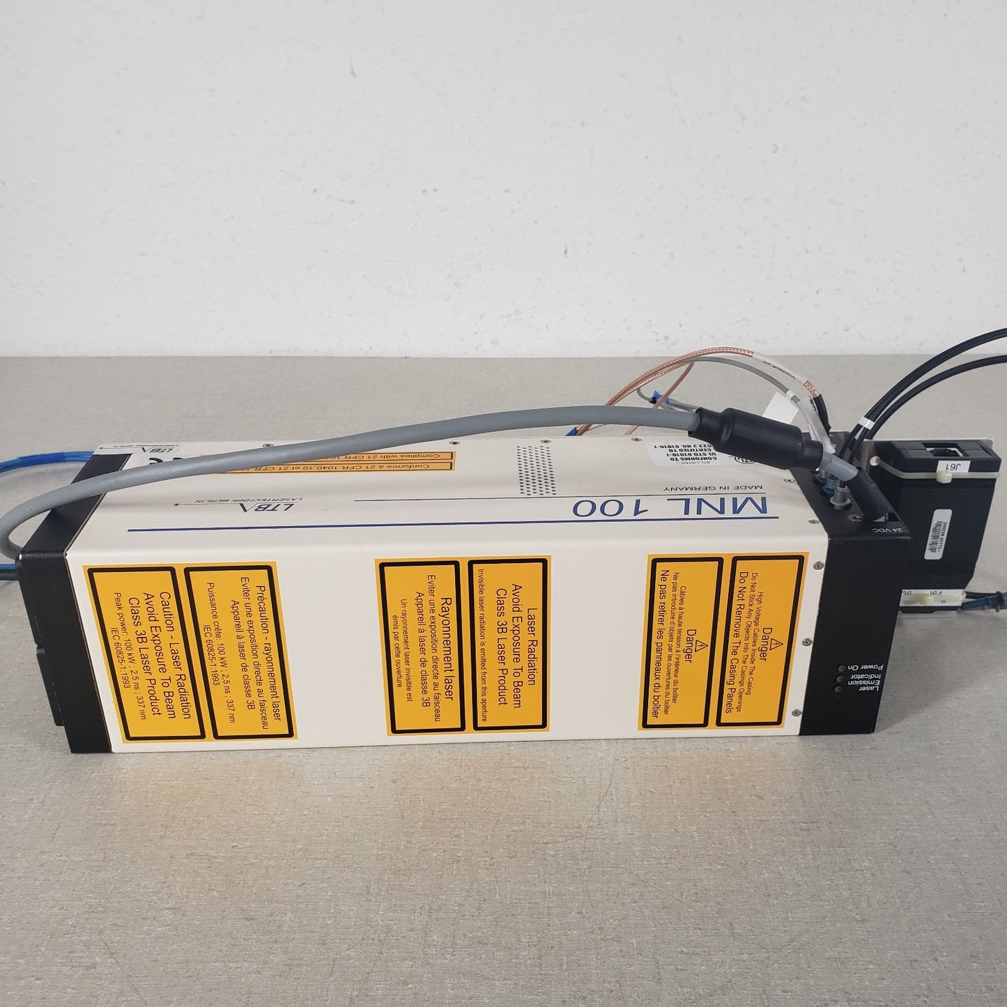 LTB Lasertechnik Berlin MNL-100 UV Nitrogen Laser 337.1nm MALDI LIF