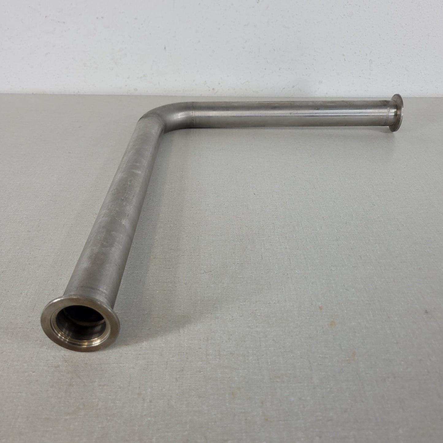 G&H KF40 NW40 17x15" Long Elbow Fitting HV High Vacuum SS Stainless Steel