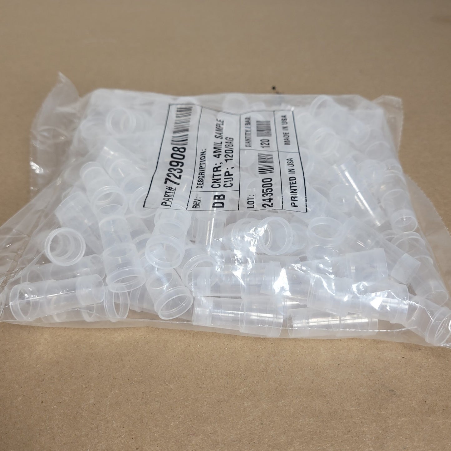 Beckman Coulter 723908 Vi-CELL 4mL Sample Cups 120/Bag Cell Viability Analyzer