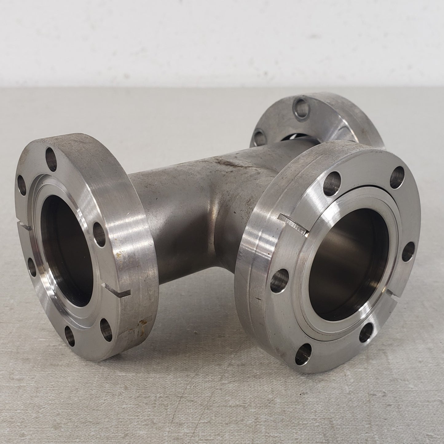 DN35CF 2.75" CF Conflat 3-Way UHV High Vacuum Tee 2 Rotatable 1 Fixed SS Vacuum