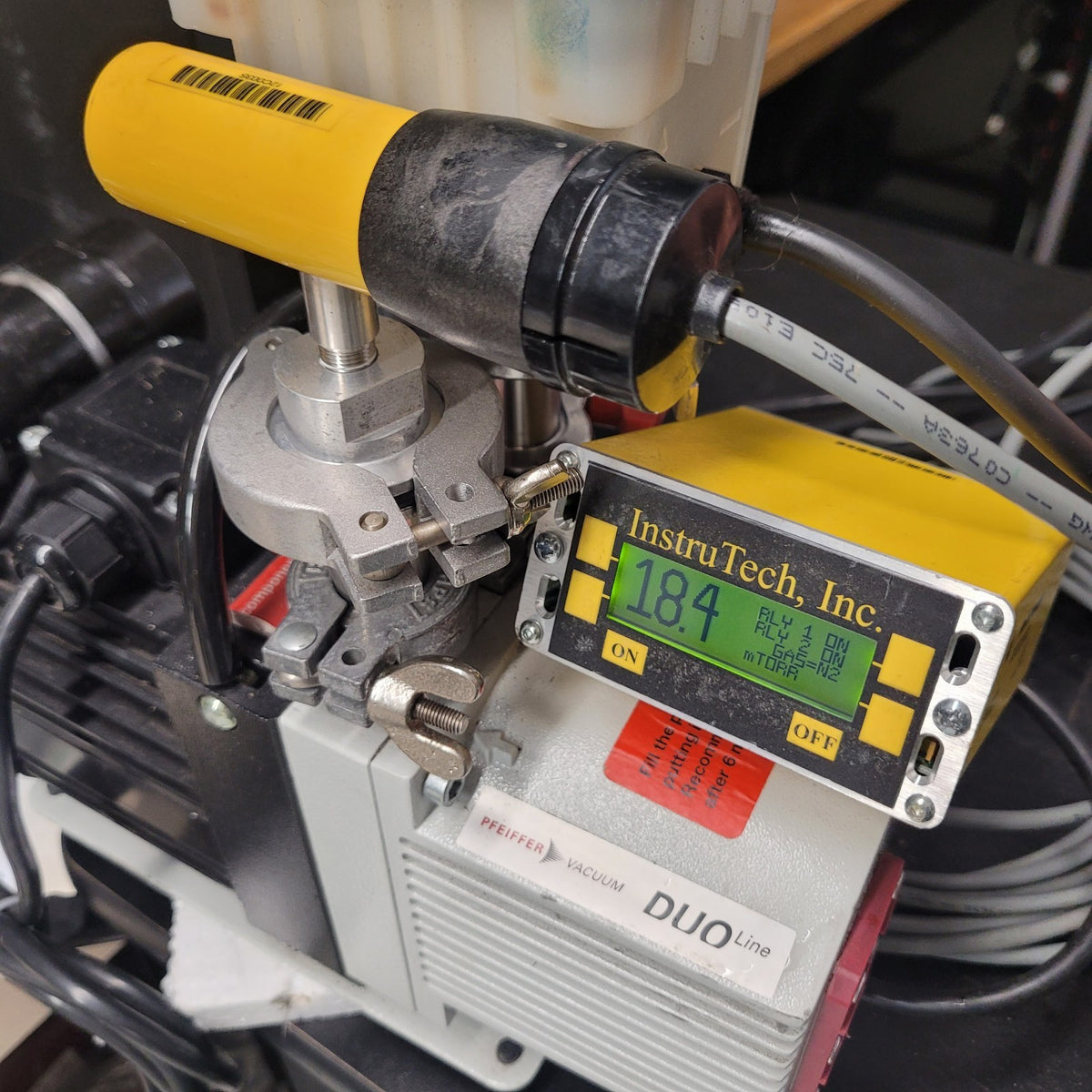 TESTED InstruTech VGC301A WorkerBee Vacuum Controller CVG101GA Pirani Gauge