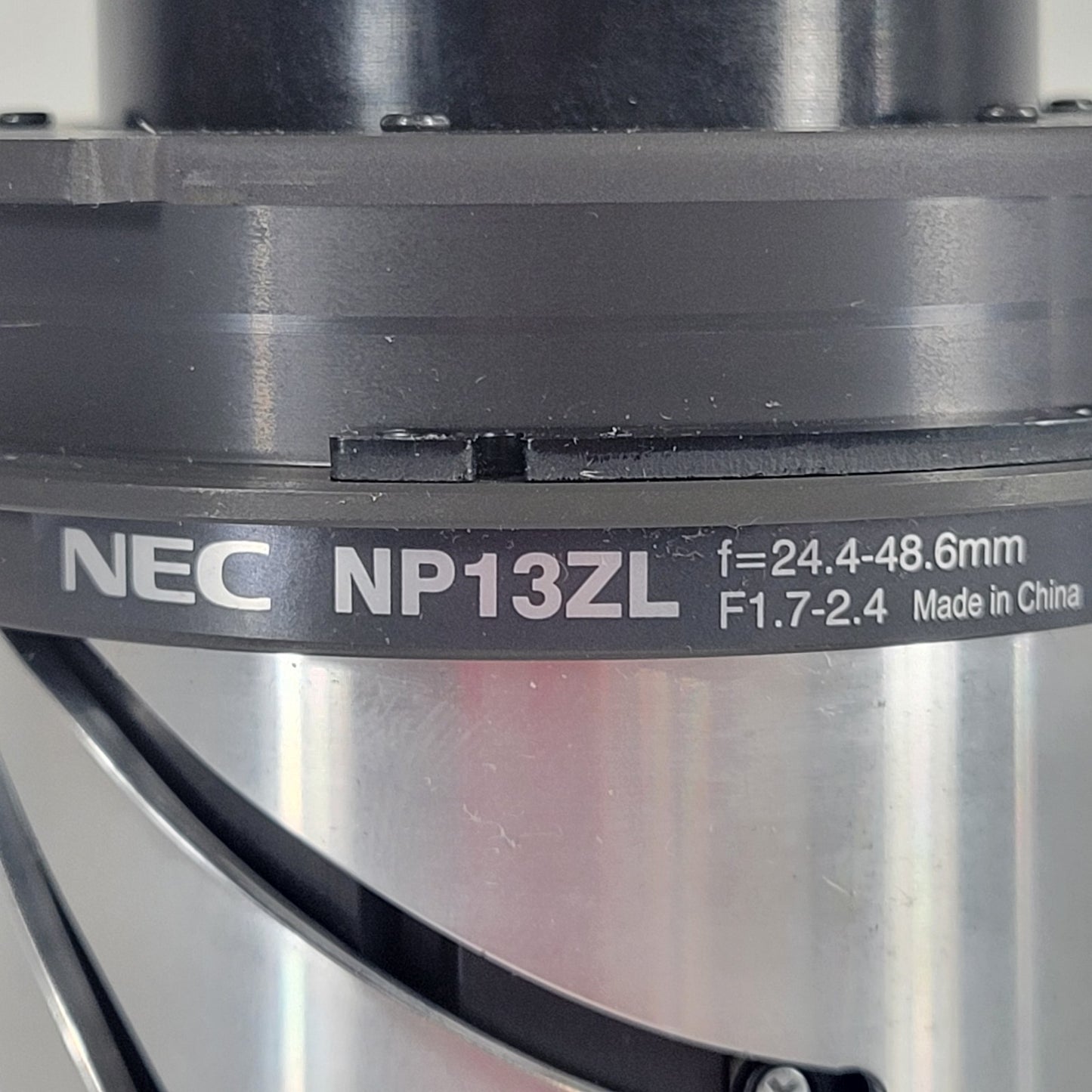 NEC NP13ZL Lens, f=24.4 - 48.6mm, F1.7 - 2.4, Used in NEC Projectors